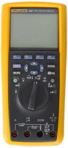 Fluke 287 Hand-Multimeter mit Grafik-Display - Multimeter mit Datenlogger für CAT III 1000 V und CAT IV 600 V, ideal für präzise Fehlerdiagnosen in anspruchsvollen Anwendungen.