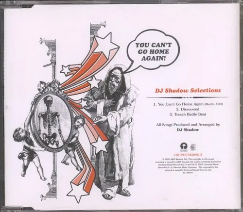 DJ Shadow You Can't Go Home Again (CD) (US IMPORT)