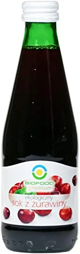 BIOFOOD BIO-Cranberriesaft 300 ml Fasche, wiederverschließbar