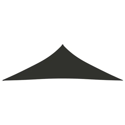 The Living Store Sonnensegel Oxford-Gewebe Dreieckig 2,5x2,5x3,5 m Anthrazit
