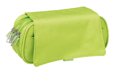 Idena Faulenzer grün 3fach Reißverschluss