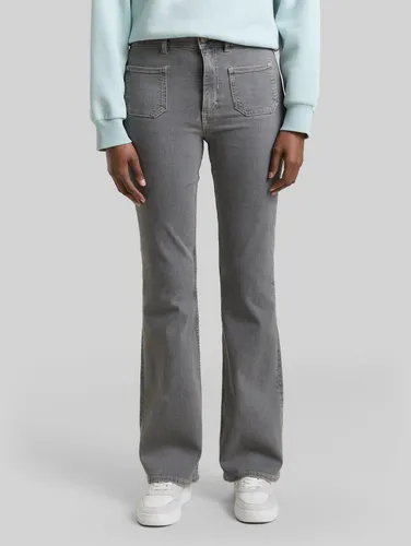 TOM TAILOR Denim Weite Jeans TTAVA FLARED in Grau W27/L32