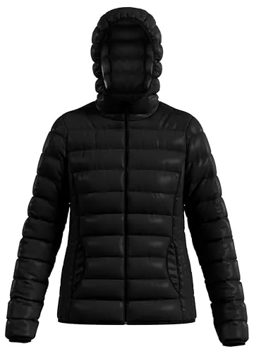 QS Damen 2171393 Steppjacke - Funktionsjacke mit Stehkragen und fixierter Kapuze, ideal für Outdoor-Aktivitäten und bietet optimalen Komfort bei jedem Wetter.