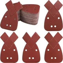 Schleifblätter Maus Klett 93x168mm 4 Trous Mix Grit - 100 Pieces