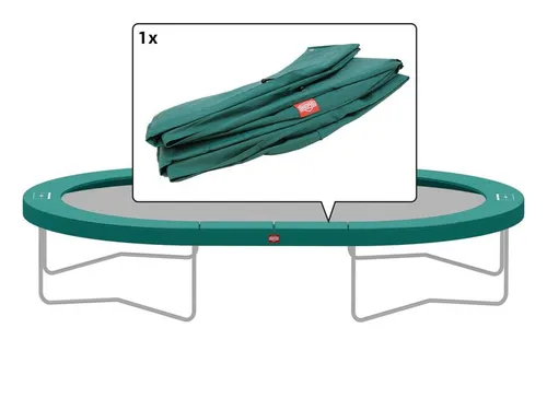 Berg Trampolin-Randabdeckung Ersatzteil 470 cm oval grün - Grand Champion Regular Federabdeckung
