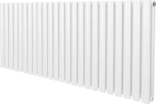Monstershop Oval Röhrenheizkörper 600mm x 1440mm Weiß – Elegante Wärme für Ihr Zuhause
