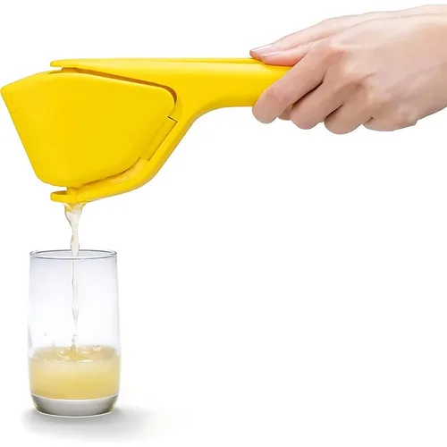 Fluicer Lemon - Faltbarer Zitruspressen, ergonomisch und platzsparend, spülmaschinenfest und BPA-frei