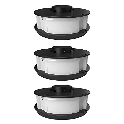 Produktbild 3X Spule/Ersatzspule passend für Einhell Elektro Rasentrimmer GC-ET 4530 (Fadenstärke 1.4 mm, Arbeitsbreite 30 cm, Fadenlänge 10 m)