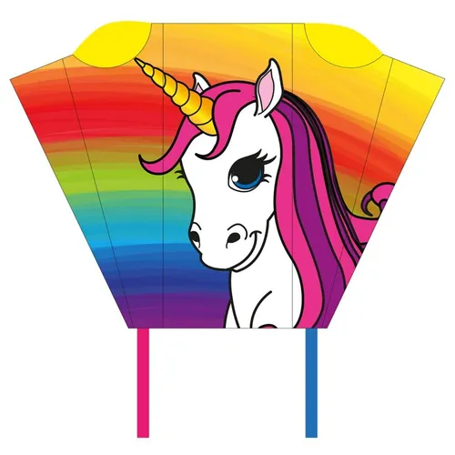 Kinderdrachen Einleiner Pocket Sled Unicorn Einhorn HQ Drachen Motivdrachen