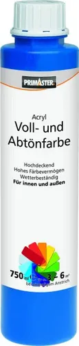 Primaster Voll- und Abtönfarbe 750 ml braun matt  Innen/Außen