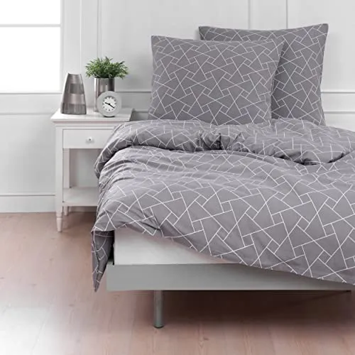 Bettwäsche Bettgarnitur Bettbezug Baumwolle 135x200 155x220 200x200 200x220 Modern