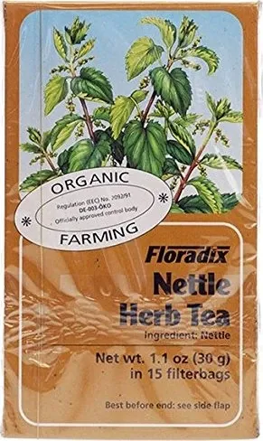 BRENNNESSELBLÄTTER Tee Bio Urticae folium Salus 1,3 g