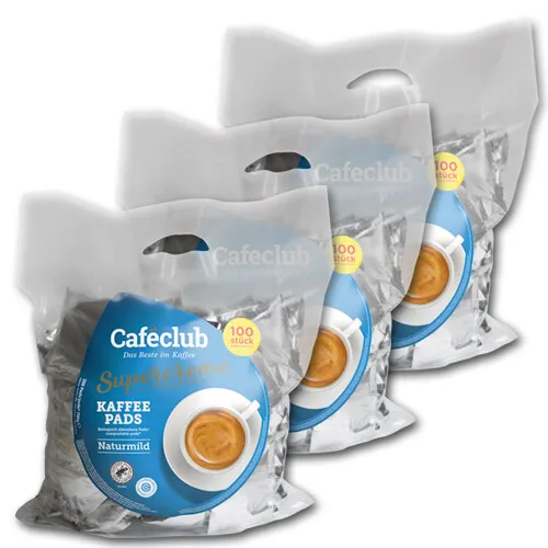Caféclub Mild 300 Pads, einzeln verpackt Preis inklusive Kaffeesteuer