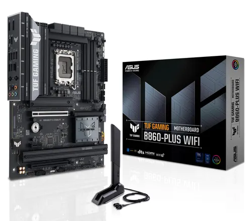 ASUS TUF GAMING B860-PLUS WIFI - ATX Mainboard - Mainboard für Gaming mit WLAN, ideal für leistungsstarke Intel-Prozessoren und optimierte Kühlung für lange Gaming-Sessions.