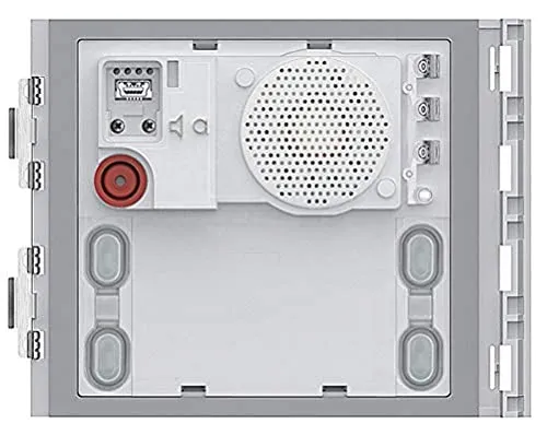 Bticino (351100) Audio-Türlautsprechermodul Plus - Zubehör für Audio- und Video-Systeme, 4 Ruftasten und erweiterbar mit Night & Day Weitwinkelkamera für optimale Sicherheit.