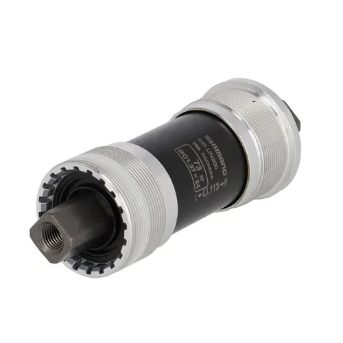 SHIMANO Kompaktinnenlager 73/113mm BBUN300 4-Kant, schwarz/grau