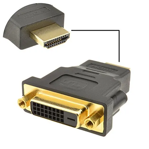DVI-D Weiblich 24+1 Buchse Zum HDMI Stecker Adapter Konverter Vergoldeten