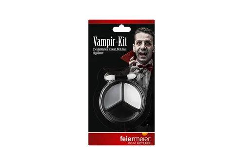 feiermeier Theaterschminke Make-up Vampir-Set 3farbig 1 Appl. 3x1,4g FM