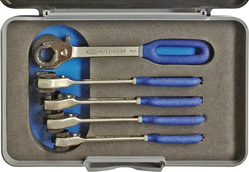 Kunzer Leitungsratschenschlüsselsatz, 5-tlg. 7LRS05 von Kunzer