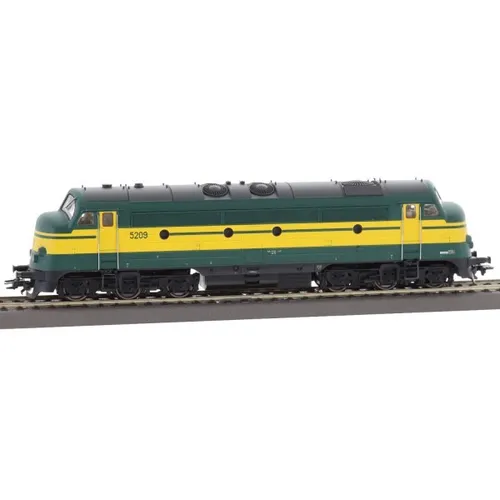 Märklin 39679 H0 Diesellok Serie 52 der SNCB - Modelleisenbahnen, detailreiche Ausführung mit Digital-Decoder mfx+ und umfangreichen Geräuschfunktionen für ein realistisches Fahrerlebnis.