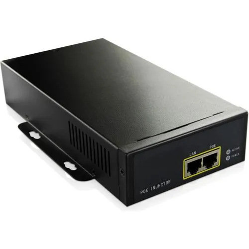 MicroConnect POEINJ-95W PoE-Adapter - Leistungsstarker 95W PoE-Adapter für schnelles Ethernet, unterstützt 802.3af und 802.3bt, ideal für zuverlässige Netzwerkverbindungen.