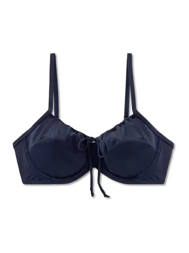 Schiesser Bügel-Bikini-Top Aqua Mix & Match - Bikini-Oberteil mit Bügel und femininen Raffungen, bietet sanften Halt und hohen Tragekomfort. Erhältlich bis Cup F, ideal für stilbewusste Frauen.