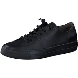Paul Green Sneaker 4081-192, Glattleder, Schwarz - Damen-Sneaker aus hochwertigem Glattleder mit herausnehmbarer Ledersohle, ideal für ultimativen Komfort und Stil im Alltag.