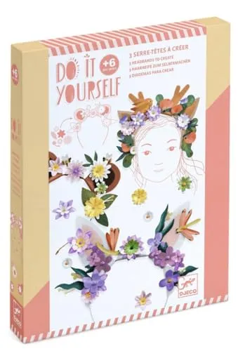 DJECO Drei Stirnbänder zum Basteln von Djeco