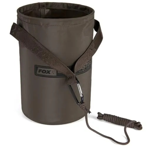 Fox Carpmaster Water Bucket 4.5L - Wassereimer, Eimer zum Karpfenangeln, Falteimer zum Angeln