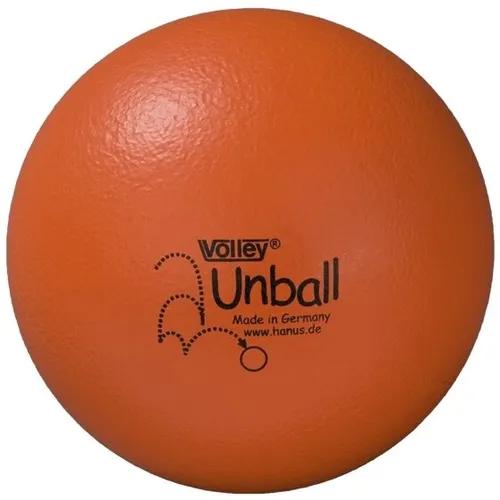 VOLLEY® Unball für perfekte Auge-Hand-Koordination - Sonstige, leichter Unball (ca. 250 g) in leuchtendem Orange, ideal zur Verbesserung der Koordination und Geschicklichkeit.