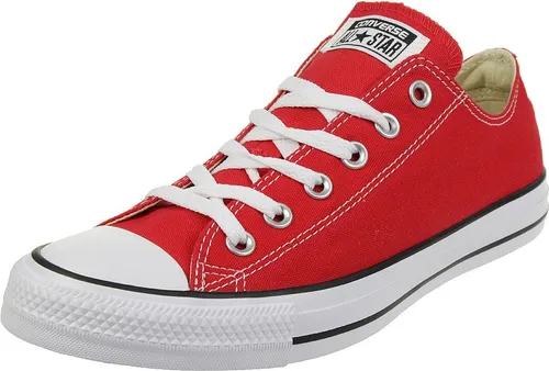 Converse All Star Ox - Unifarbene Sneaker in Rot-Weiß - Sneaker für Unisex, ideal für den Alltag mit bequemem Textilfutter und robuster Gummisohle, perfekt für stilvolle Schritte.