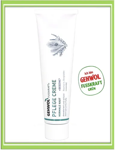 Gehwol Fusskraft Grün Pflegecreme Fußcreme Balsam Fußgeruch 125ml |€56,80/ L
