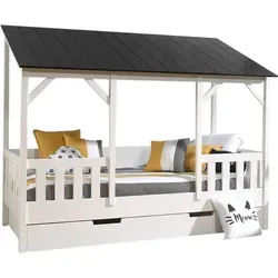 Hausbett >HAUSBETT< in Weiß-Schwarz