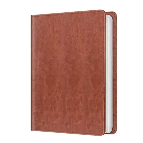 Fintie 10x15 cm Fotoalbum, Fotoalben Kinder Zum Einstecken Hochzeit geburtstag jahrestag mit 28 Seiten für 112 Fotos, Urlaub Fotobuch, 4 X 6 Inch für Seiten, Vintage Braun