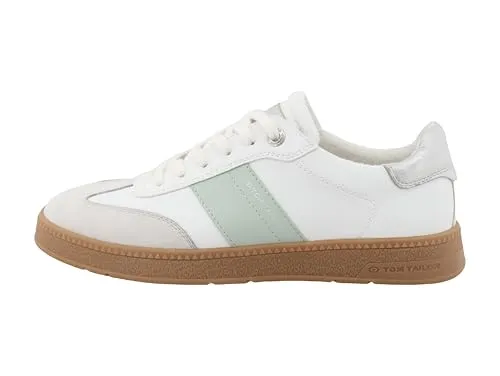 Tom Tailor Damen 9590150003 Sneaker, White-Mint, 38 EU von Tom Tailor