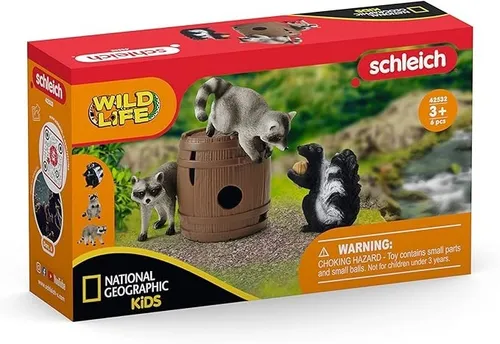 SCHLEICH 42532 Spielspaß um die Nuss Nat Geo ab 3+ WILD Life Spielset Neu/OVP