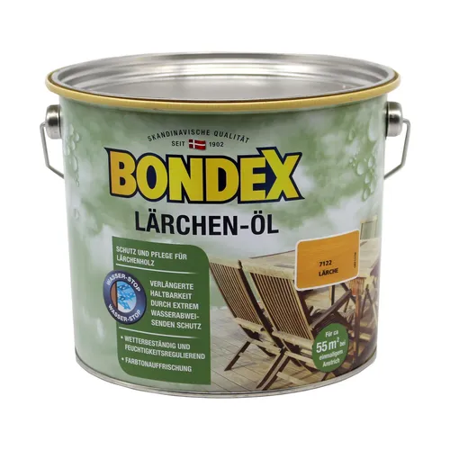 BONDEX Gartenholz Lärchen-Öl 2,5 l von BONDEX