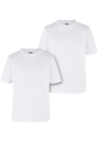 Urban Classics Kinder T-Shirt Boys Organic Basic Tee 2-Pack, 2er Pack T-Shirt für Jungen, Bio-Baumwolle, erhältlich in vielen Farben, Größen 110/116-158/164