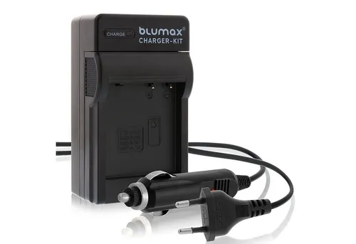 Blumax Ladegerät für Panasonic DMW-BLG10-E DMW-BLH7 Lumix DC-TZ91, DMC-TZ10 Kamera-Akku