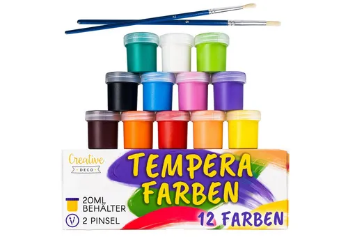Creative Deco Fingerfarbe Fingerfarben Kinder Ungiftig Bastelfarben, auf Wasserbasis