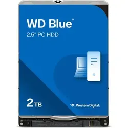 Western Digital WD MÄ lyna Mobile 2TB HDD - 7mm, 5400RPM, SATA 6Gb/s, 128MB Cache, langlebig und robust für zuverlässige Datenspeicherung