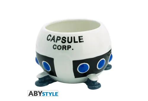 ABYstyle Tasse Mug 3D Capsule Corp Spaceship - Tasse für Dragon Ball Fans, einzigartiges 3D-Design der Capsule Corp Spaceship für ein besonderes Trinkerlebnis.