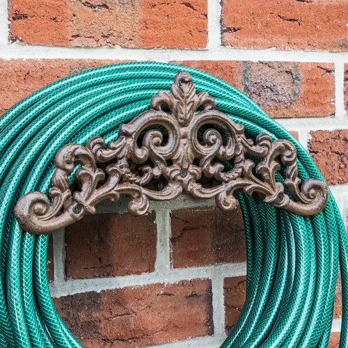 Gartenschlauhalter Gusseisen Schlauchhalter Schlauchhalterung Wandschlauchhalter