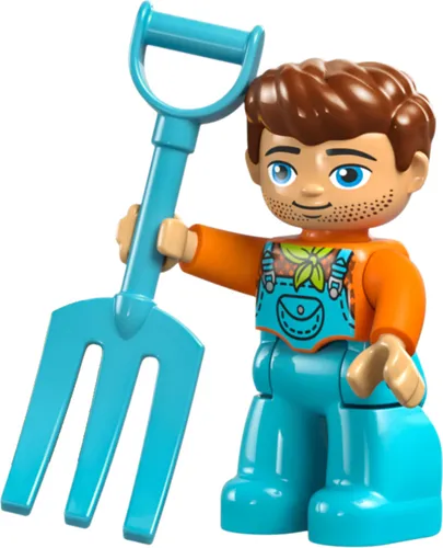 LEGO DUPLO Bauernhof: Bauer mit Mistgabel von LEGO