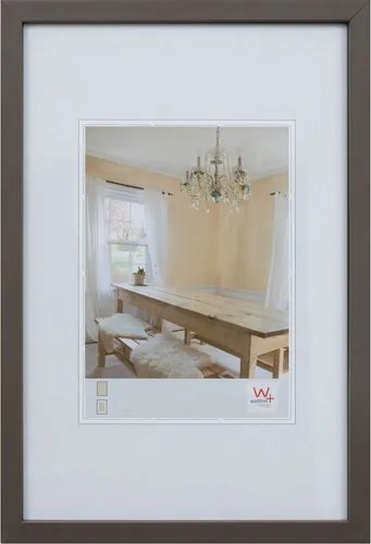 Holzrahmen Peppers 9x13 cm grau