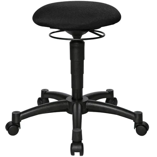 Topstar Hocker Body Balance 10 BAL10T20 schwarz - Bürostuhl mit ergonomischem Design, drehbar und platzsparend – ideal für flexibles Arbeiten und eine gesunde Sitzhaltung.