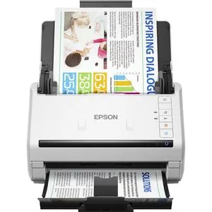 Epson WorkForce DS-770II Dokumentenscanner - A4 Duplex Scanner mit 45 Seiten/Min. Scangeschwindigkeit, ideal für effiziente Dokumentenverwaltung dank ADF für 100 Blatt und Ultraschallsensor gegen Doppelblatteinzug.