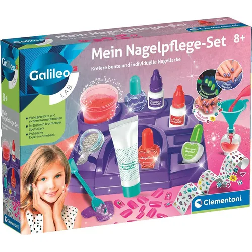 CLEMENTONI Experimentierset Galileo Mein Nagelpflege-Set von Clementoni