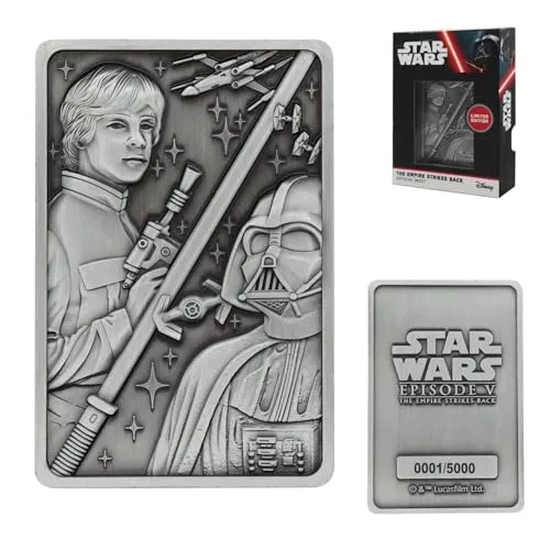 FaNaTtik Star Wars Episode V: The Empire Strikes Back Limited Edition Metallbarren - Nachbildung & Requisiten, limitiertes Sammlerstück mit stark geprägtem Design und individuellem Nummerierung, ideal für Star Wars Fans.