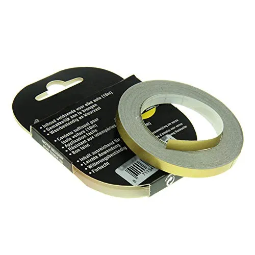 cyclingcolors Zierstreifen Felgenrandaufkleber 3mm Breite 10m kompatibel für Roller Scooter Moped Motorrad Universal Wohnmobil (Gold)